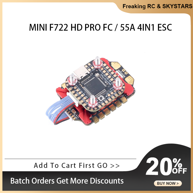 SKYSTARS-Drone de course F722D - Foxeer Reaper F4 128K 65A Esc avis et prix